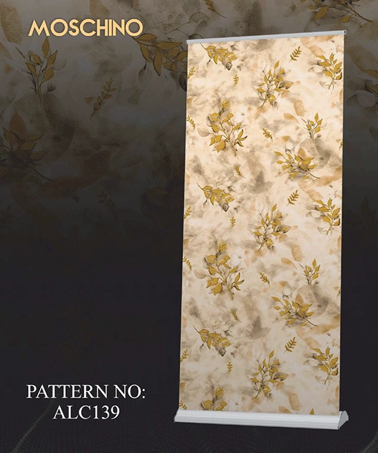 Golden Streaks Designer Wallpaper